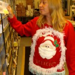 ugly christmas sweater post office worker