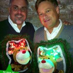 Light up ugly reindeer Christmas sweaters