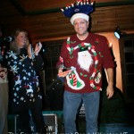 The Foundry ugly Christmas sweater party winner