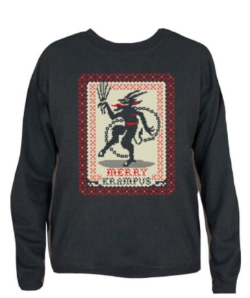 Krampus ugly Christmas sweater