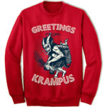 Greetings From Krampus ugly Christmas Sweater