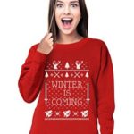 Winter is coming Game of Thrones ugly Christmas sweater