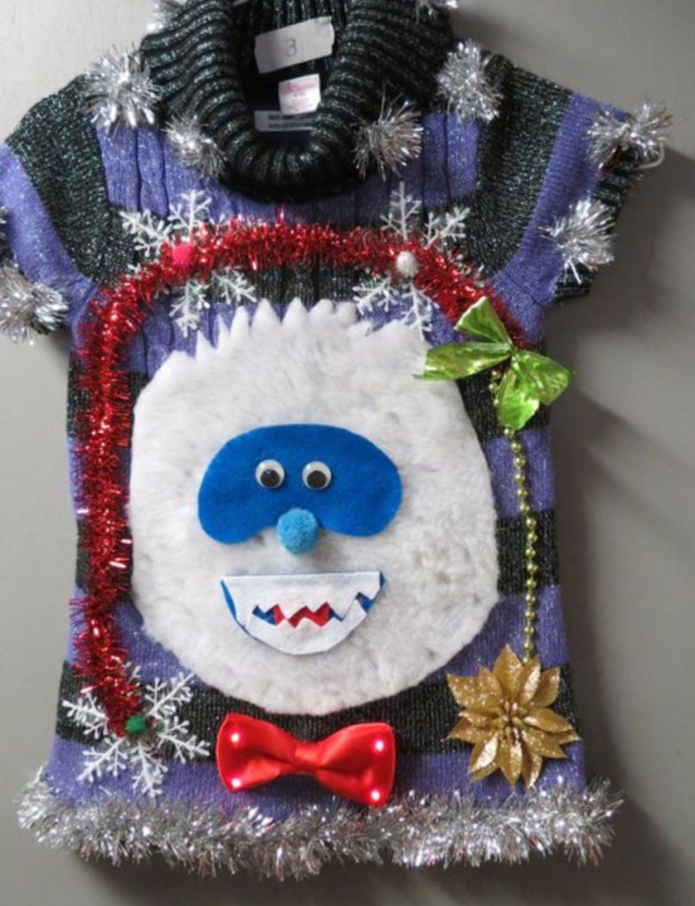 Bumble ugly Christmas sweater for children