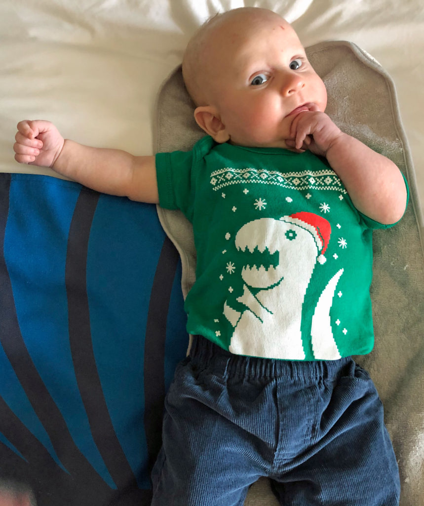 baby's first ugly christmas sweater