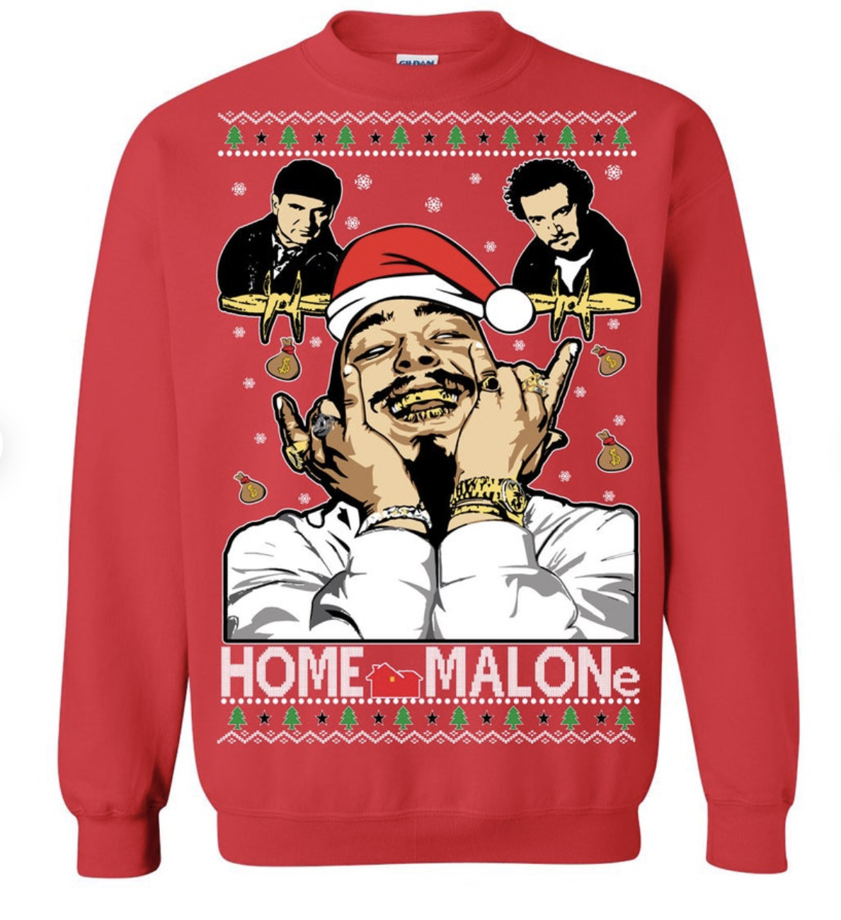 post malone ugly christmas sweater