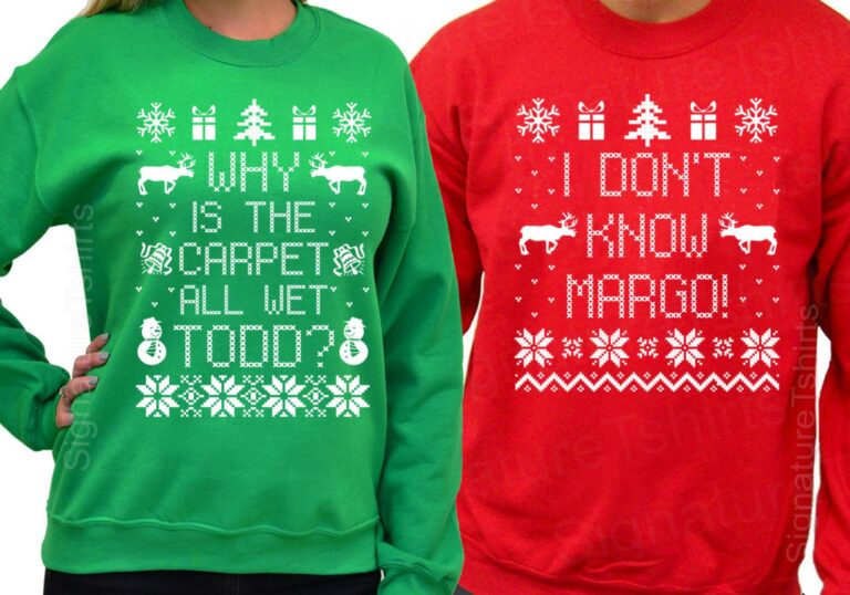 christmas vacation todd and margo sweaters